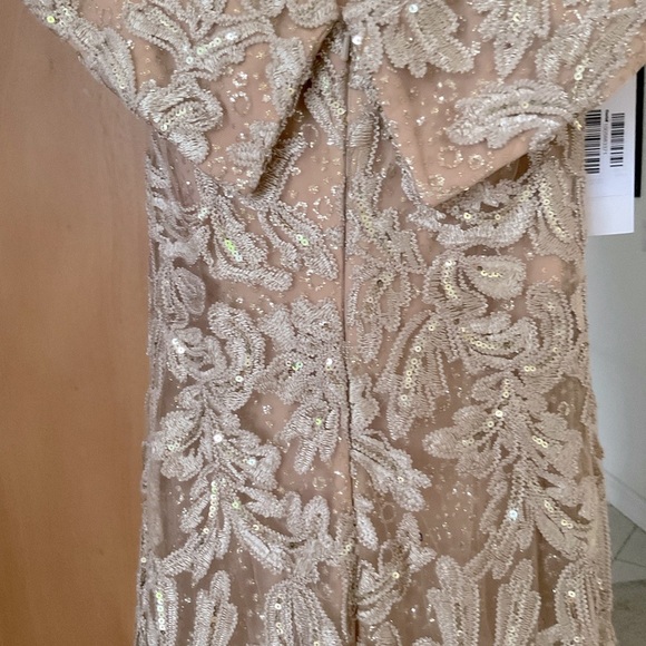 Jovani Gold Trumpet Maxi Skirt with Embellishments - Picture 7 of 13